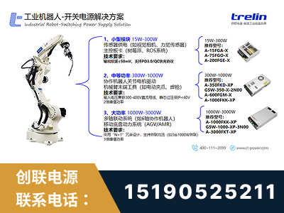淮安-工业机器人-开关电源解决方案